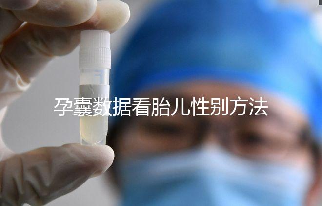 孕囊數(shù)據(jù)看胎兒性別方法，尺寸兩大一小是男孩瞎扯