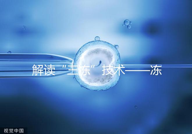 解讀“三凍”技術——凍精、凍卵、凍胚胎